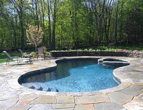 Freeform pool Fairfield CT